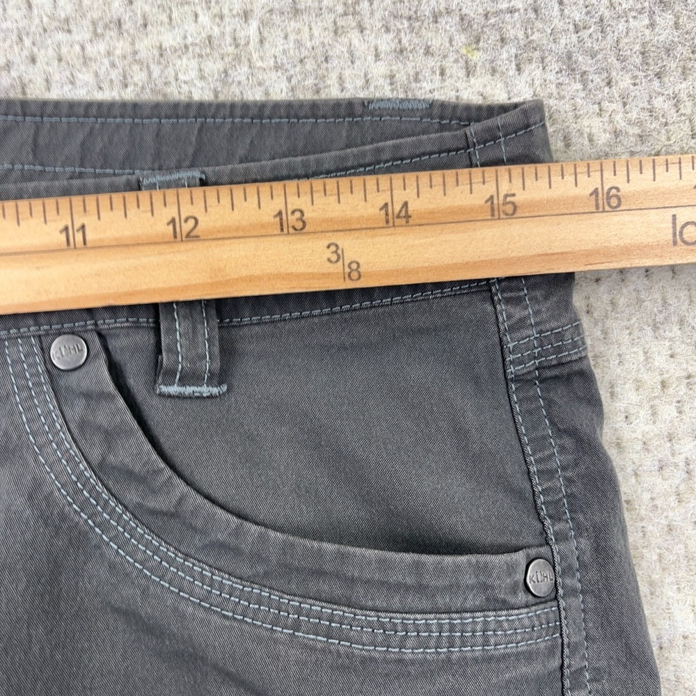 Kuhl Shorts Women Size 8 Gray Cargo Renegade Hiking Camping Outdoor Ladies‎ - Picture 9 of 16